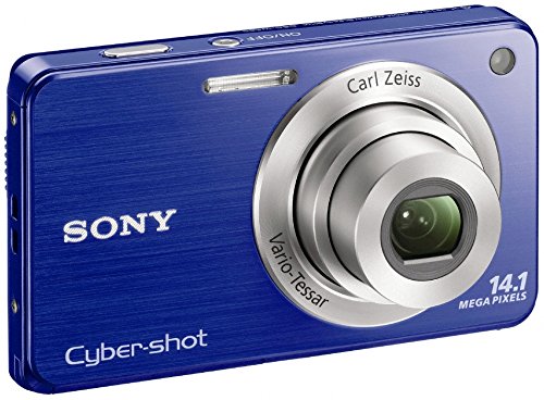 Sony Cyber-Shot DSC-W560 14.1 MP Digital Still Camera with Carl Zeiss Vario-Tessar 4x Wide-Angle Optical Zoom Lens and 3.0-inch LCD (Blue)