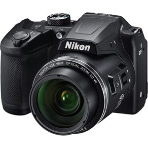 Nikon COOLPIX B500 Digital Camera (Black) (26506) + 32GB Card + Case + Card Reader + Flex Tripod + HDMI Cable + Memory Wallet + Cap Keeper + Cleaning Kit (Renewed)