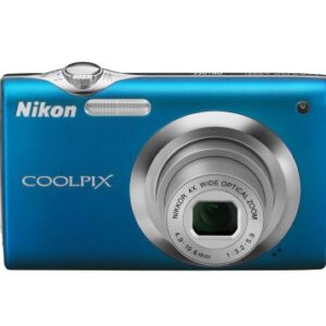 Nikon Coolpix S3000 12 MP Digital Camera with 4x Optical Vibration Reduction (VR) Zoom and 2.7-Inch LCD (Blue) (OLD MODEL)