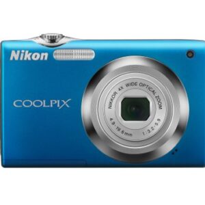 Nikon Coolpix S3000 12 MP Digital Camera with 4x Optical Vibration Reduction (VR) Zoom and 2.7-Inch LCD (Blue) (OLD MODEL)