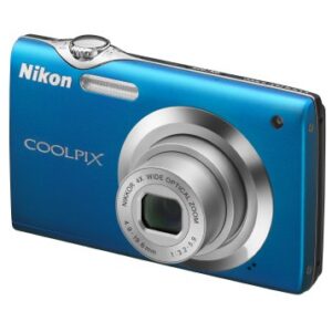 Nikon Coolpix S3000 12 MP Digital Camera with 4x Optical Vibration Reduction (VR) Zoom and 2.7-Inch LCD (Blue) (OLD MODEL)