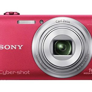 Sony DSC-WX80/R 16 MP Digital Camera with 2.7-Inch LCD (Red)