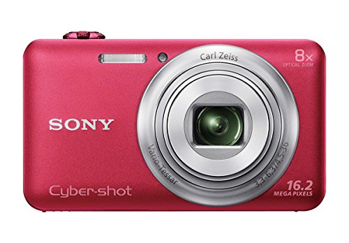 Sony DSC-WX80/R 16 MP Digital Camera with 2.7-Inch LCD (Red)