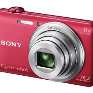 Sony DSC-WX80/R 16 MP Digital Camera with 2.7-Inch LCD (Red)