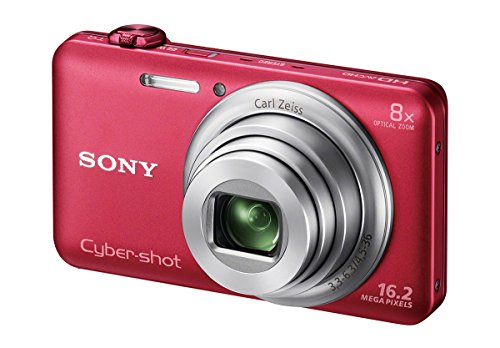 Sony DSC-WX80/R 16 MP Digital Camera with 2.7-Inch LCD (Red)