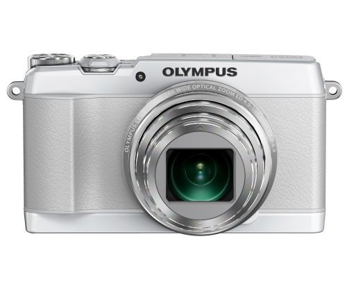 Olympus SH-1 16 MP Digital Camera (White) - International Version (No Warranty)