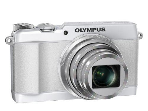Olympus SH-1 16 MP Digital Camera (White) - International Version (No Warranty)