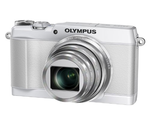 Olympus SH-1 16 MP Digital Camera (White) - International Version (No Warranty)