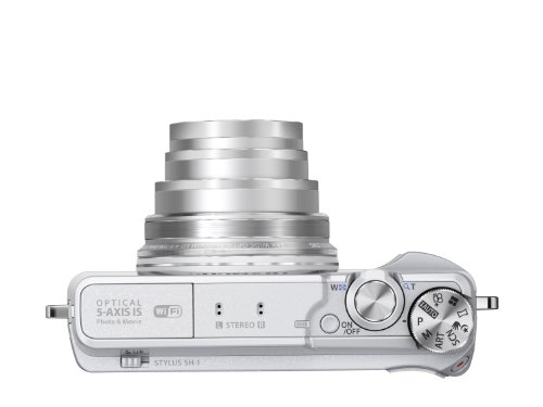 Olympus SH-1 16 MP Digital Camera (White) - International Version (No Warranty)