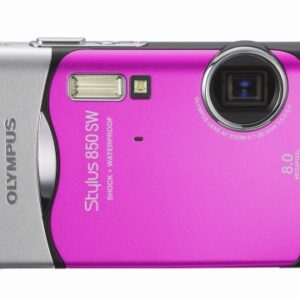 Olympus Stylus 850SW 8MP Digital Camera with 3x Optical Zoom (Pink)