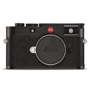 leica m10-r digital rangefinder camera – black chrome (20002)