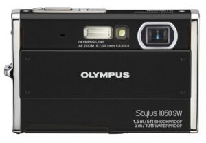 olympus stylus 1050sw 10.1mp digital camera with 3x optical zoom (black)