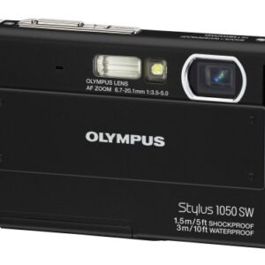 Olympus Stylus 1050SW 10.1MP Digital Camera with 3x Optical Zoom (Black)