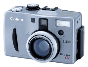 canon powershot g1 3mp digital camera w/ 3x optical zoom
