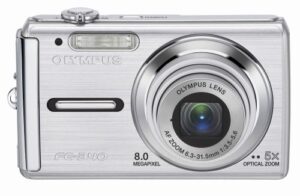 olympus fe-340 8mp digital camera with 5x optical zoom (silver)