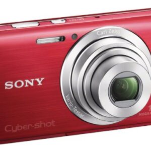 Sony Cyber-shot DSC-W650 16.1 MP Digital Camera with 5x Optical Zoom and 3.0-Inch LCD (Red) (2012 Model)