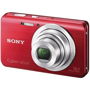 Sony Cyber-shot DSC-W650 16.1 MP Digital Camera with 5x Optical Zoom and 3.0-Inch LCD (Red) (2012 Model)