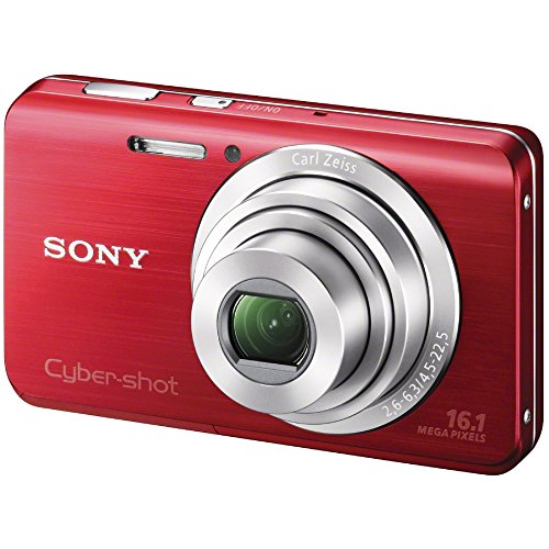 Sony Cyber-shot DSC-W650 16.1 MP Digital Camera with 5x Optical Zoom and 3.0-Inch LCD (Red) (2012 Model)