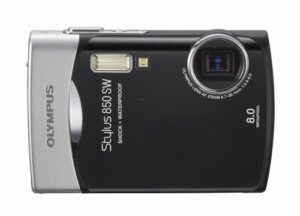 olympus stylus 850sw 8mp digital camera with 3x optical zoom (black)