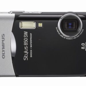 Olympus Stylus 850SW 8MP Digital Camera with 3x Optical Zoom (Black)