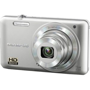 olympus vg-160 14mp digital camera with 5x optical zoom (silver) (old model)