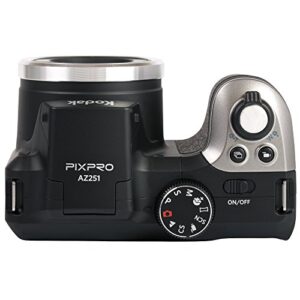 Kodak PIXPRO Astro Zoom AZ251-BK 16MP Digital Camera with 25X Optical Zoom and 3" LCD Screen (Black)