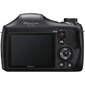 Sony Cyber-Shot DSC-H300 Digital Camera with 32GB Card + Batteries & Charger + Case + Tripod + Flash & Video Light + Kit