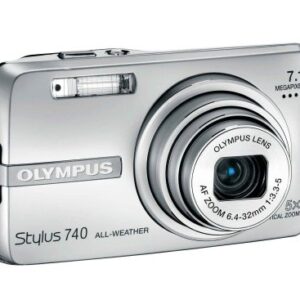 Olympus Stylus 740 7.1MP Digital Camera with Digital Image Stabilized 5x Optical Zoom (Silver)