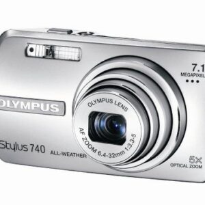 Olympus Stylus 740 7.1MP Digital Camera with Digital Image Stabilized 5x Optical Zoom (Silver)