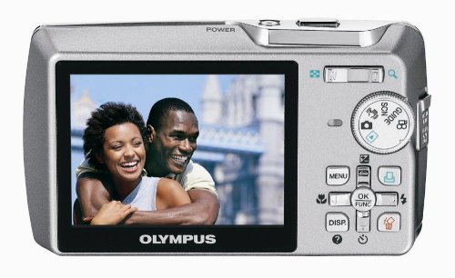 Olympus Stylus 740 7.1MP Digital Camera with Digital Image Stabilized 5x Optical Zoom (Silver)