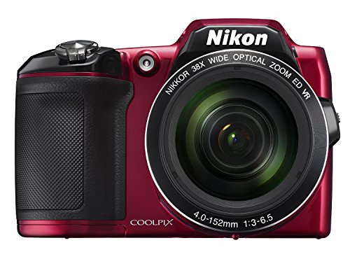 Nikon COOLPIX L840 Digital Camera with 38x Optical Zoom and Built-in Wi-Fi (Red) (Renewed)