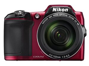 nikon coolpix l840 digital camera with 38x optical zoom and built-in wi-fi (red) (renewed)