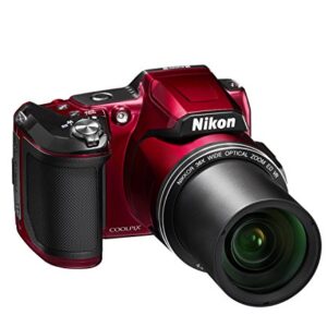 Nikon COOLPIX L840 Digital Camera with 38x Optical Zoom and Built-in Wi-Fi (Red) (Renewed)