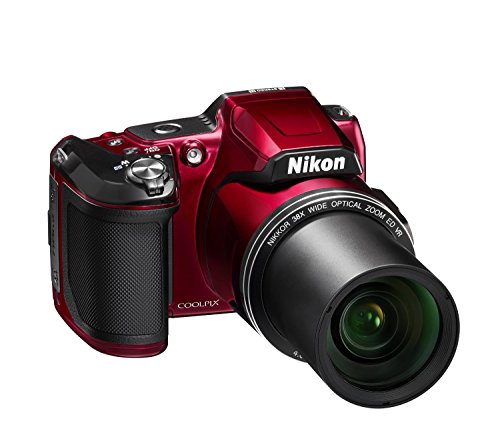 Nikon COOLPIX L840 Digital Camera with 38x Optical Zoom and Built-in Wi-Fi (Red) (Renewed)