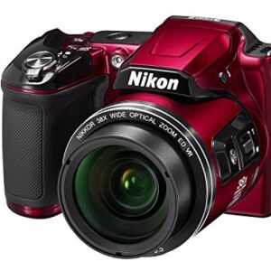 Nikon COOLPIX L840 Digital Camera with 38x Optical Zoom and Built-in Wi-Fi (Red) (Renewed)