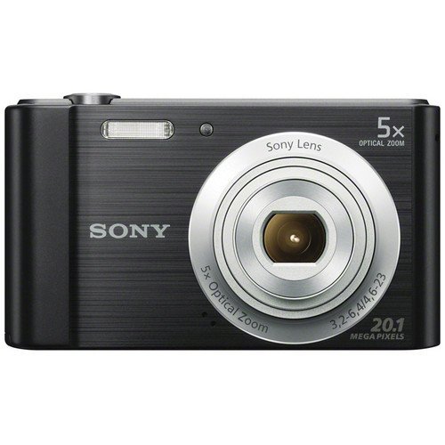 Sony Cyber-Shot DSC-W800 Digital Camera (Black) + Deal-Expo Essential Accessories Bundle