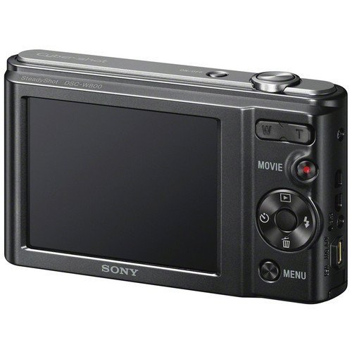 Sony Cyber-Shot DSC-W800 Digital Camera (Black) + Deal-Expo Essential Accessories Bundle