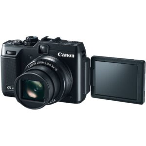 Canon PowerShot G1 X Digital Camera (5249B001), 32GB Card, Card Reader, Case, Flex Tripod, HDMI Cable, Hand Strap, Cap Keeper, Memory Wallet, Cleaning Kit (Renewed)