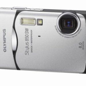 Olympus Stylus 850SW 8MP Digital Camera with 3x Optical Zoom (Silver)