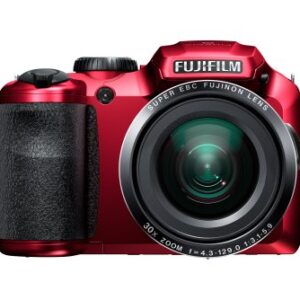 Fujifilm FinePix S6800 16MP Digital Camera with 3-Inch LCD (Red)