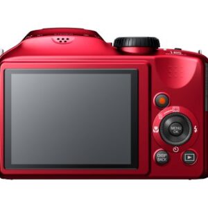 Fujifilm FinePix S6800 16MP Digital Camera with 3-Inch LCD (Red)