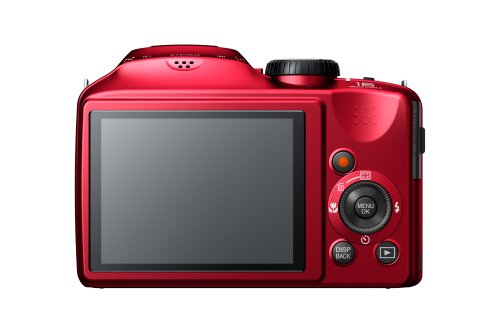 Fujifilm FinePix S6800 16MP Digital Camera with 3-Inch LCD (Red)