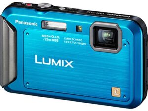 panasonic lumix ts20 16.1 mp tough waterproof digital camera with 4x optical zoom (blue) (old model)