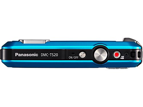 Panasonic Lumix TS20 16.1 MP TOUGH Waterproof Digital Camera with 4x Optical Zoom (Blue) (OLD MODEL)