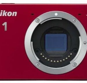 Nikon 1 J1 10.1 MP HD Digital Camera Body Only (Red)