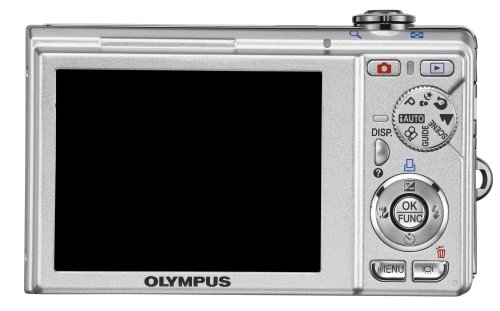 Olympus FE370 8MP Digital Camera with 5x Optical Dual Image Stabilized Zoom (Silver)