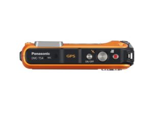 panasonic lumix ts4 12.1 tough waterproof digital camera with 4.6x optical zoom (orange) (old model)