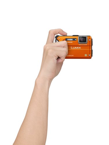 Panasonic Lumix TS4 12.1 TOUGH Waterproof Digital Camera with 4.6x Optical Zoom (Orange) (OLD MODEL)