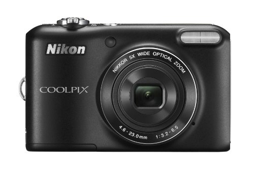 Nikon COOLPIX L28 20.1 MP Digital Camera with 5x Zoom Lens and 3" LCD (Black) (OLD MODEL)