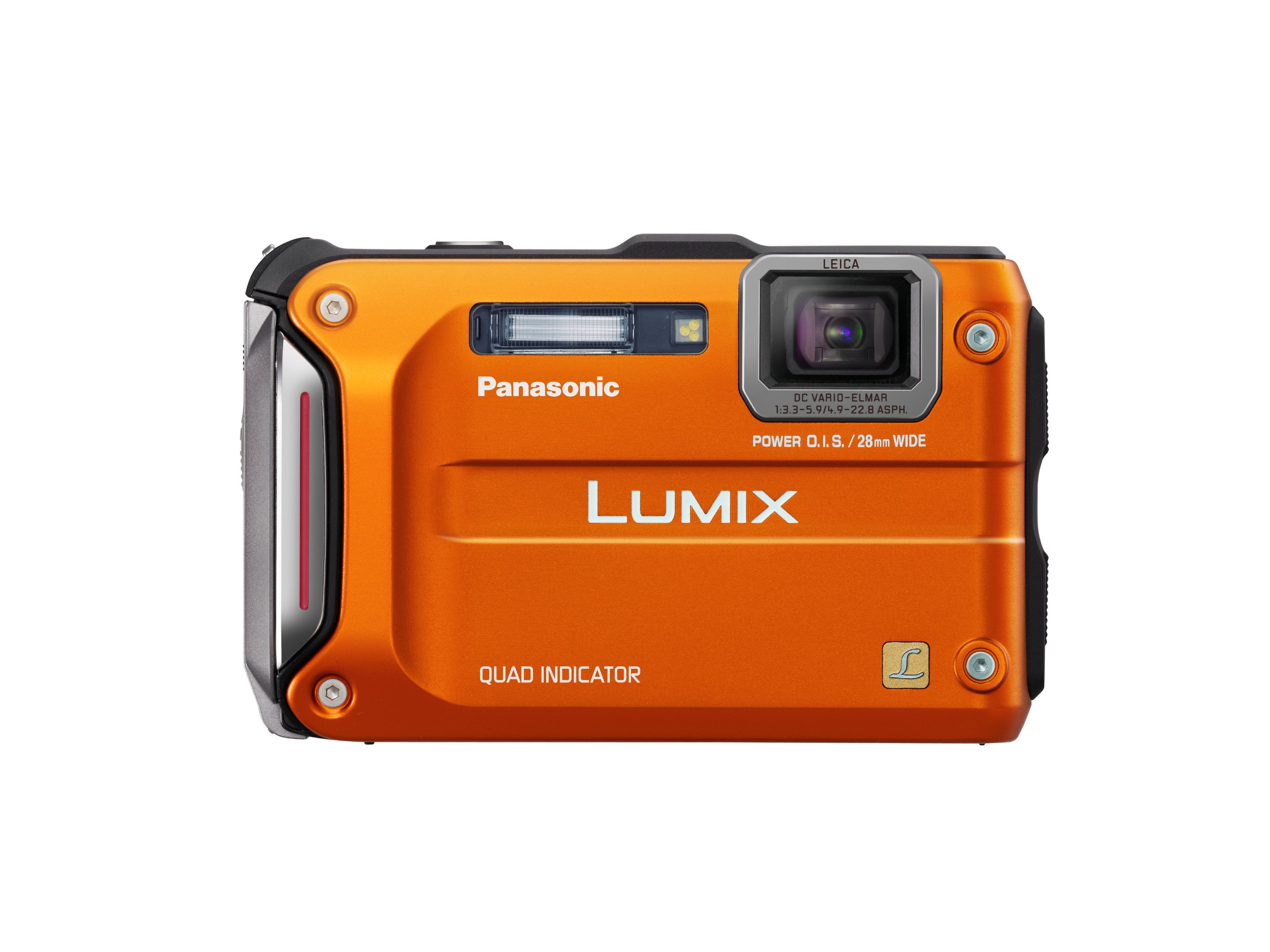 Panasonic Lumix TS4 12.1 TOUGH Waterproof Digital Camera with 4.6x Optical Zoom (Orange) (OLD MODEL)